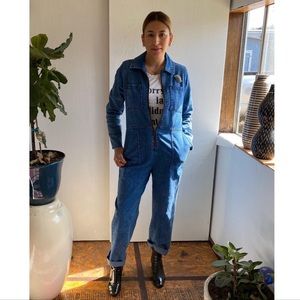 Wild fable denim jumpsuit